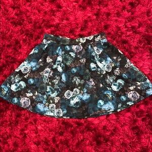 Express Floral Skirt